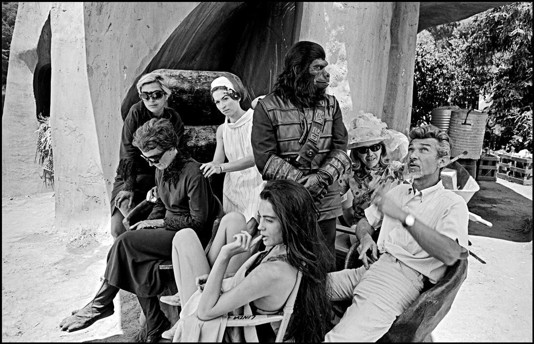 Planet of the Apes Behind the Scene Mouse Pad Vintage Photo 1968