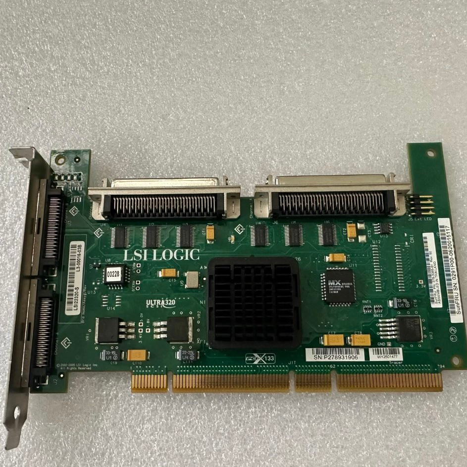 SI22320-S 375-3365-01 PCI-X SCSI RAID Card SG-XPCI2SCSI-LM320 [S] Sun Server SCS