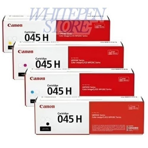 Canon 045H High Yield Toner Cartridge Set 4 pack (CMYK) MF630C LBP610C Series