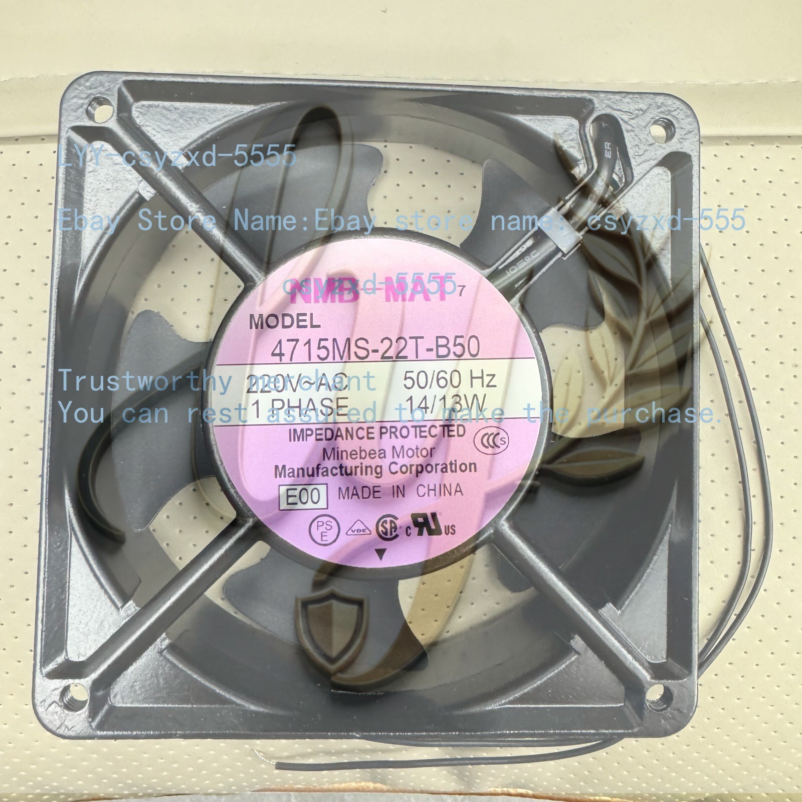 NMB-MAT 4715MS-22T-B50 220v cooling fan