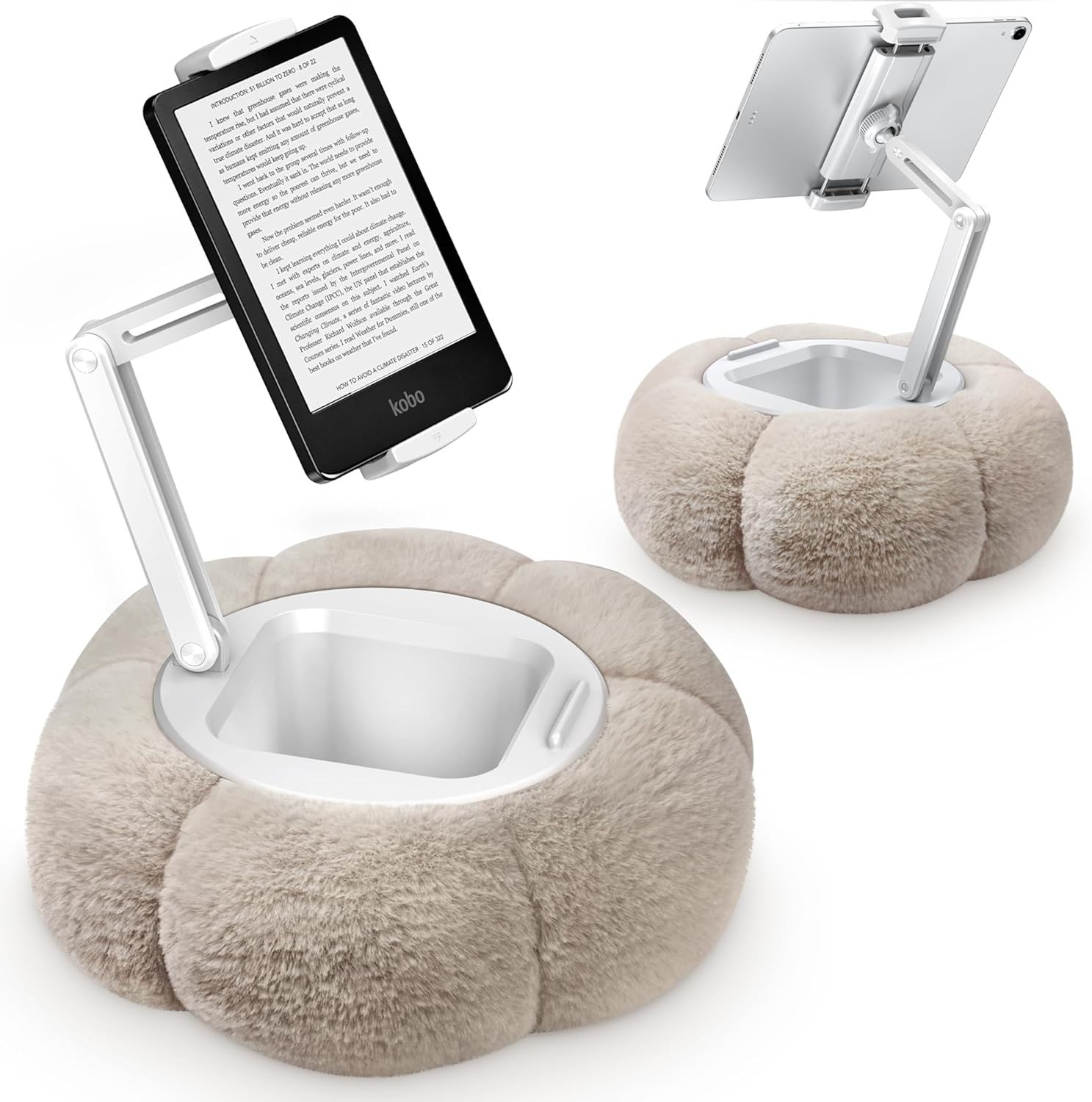 Pumpkin Tablet Pillow Stand Holder for iPad Kindle Phone Lap Bed 4.7-13"