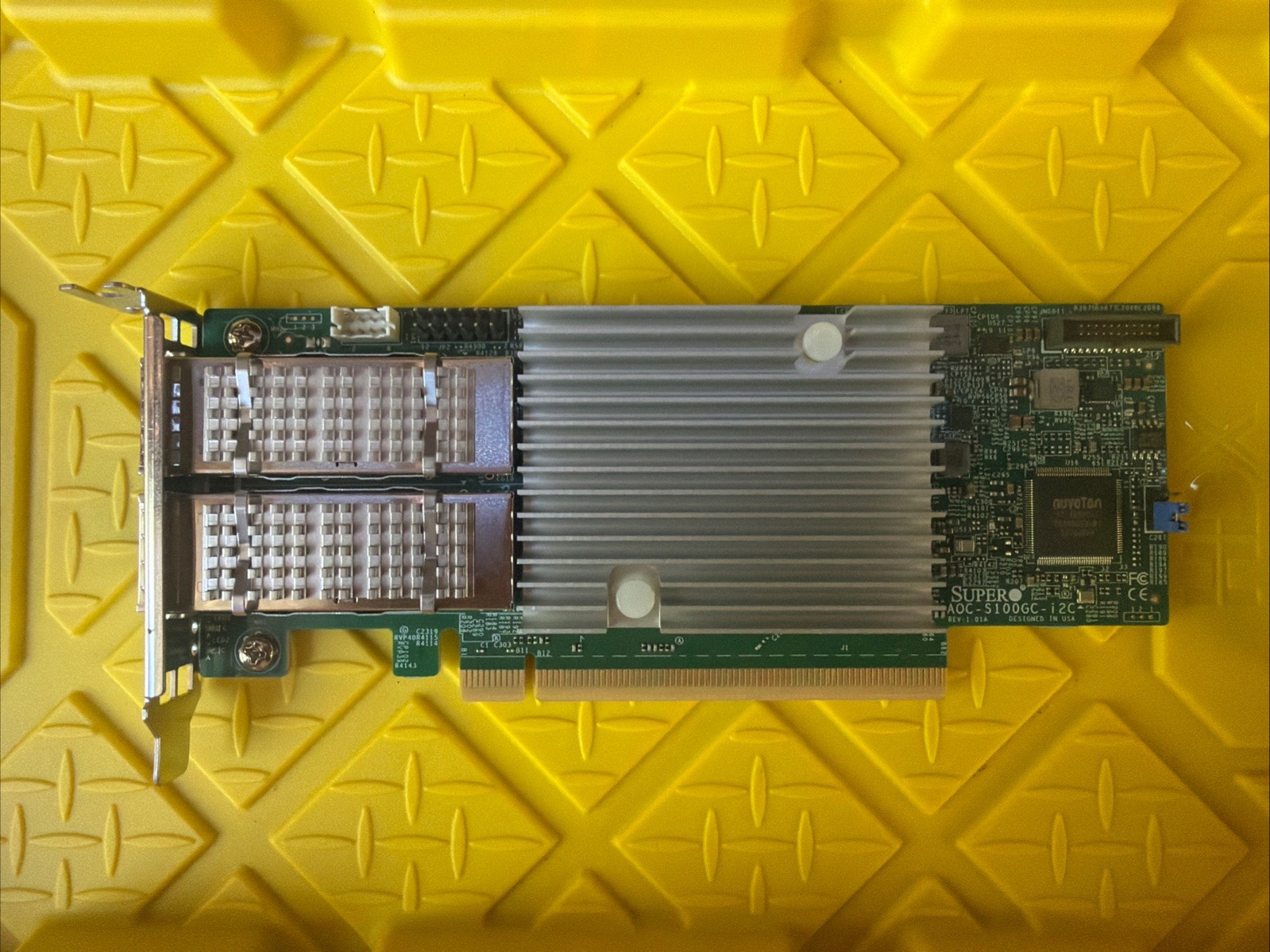 SuperMicro AOC-S100GC-I2C 2 Port 100GBE QSFP28 Intel E810-CAM2 PCIE Adapter