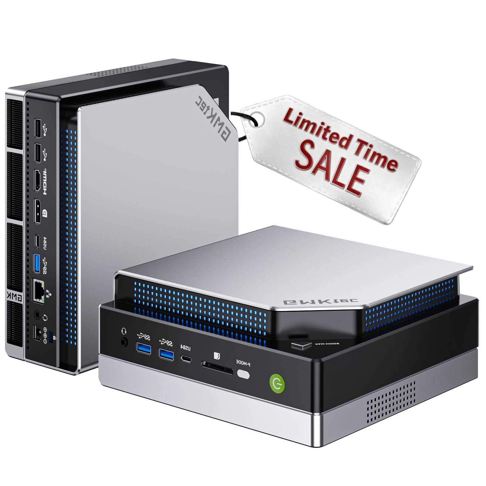 GMKtec EVO-X2 Mini PC AMD Ryzen AI Max+ 395 5.1GHz 64GB / 96GB LPDDR5X 1TB SSD