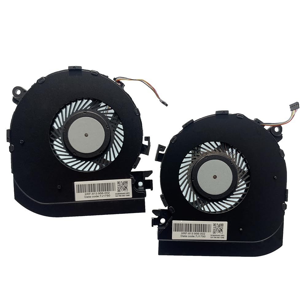 Rangale New DC5V Replacement CPU and GPU Cooling Fan for H P Spectre X360...