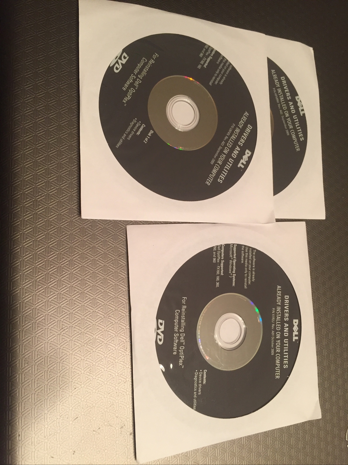 dell drivers and utilities  OptiPlex-FX160,160,360,760 And 960, Win 7, 2009...