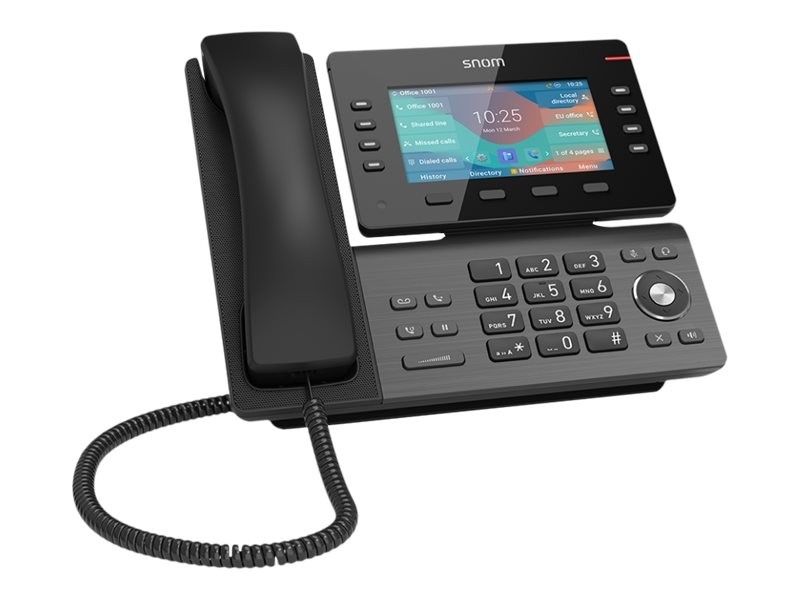 snom D862 VoIP phone with caller ID 3-way call capability SIP, 00004535