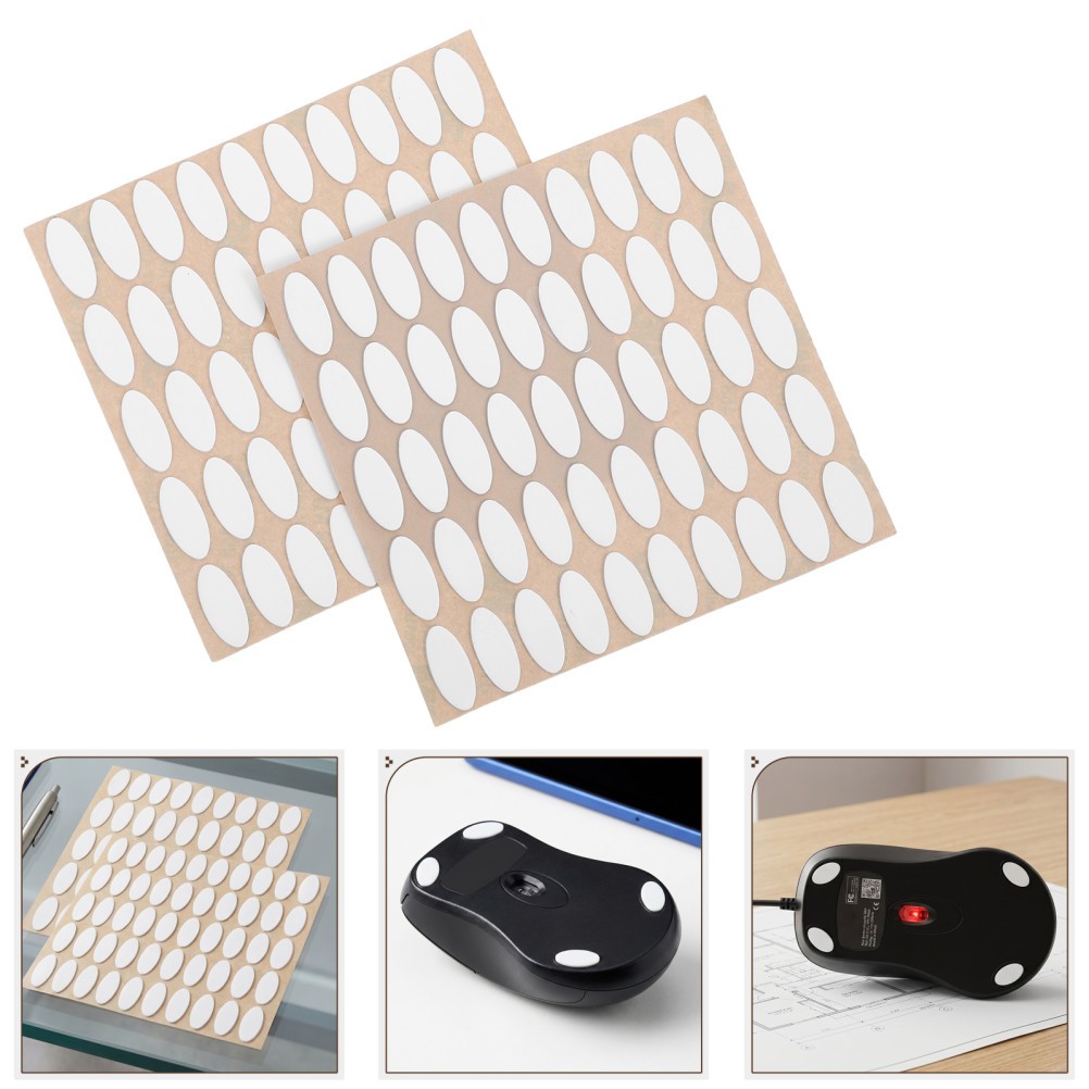 400 PCS Mouse Foot Pad Stickers - Replacement Glide Feet for Gaming Mice - Anti