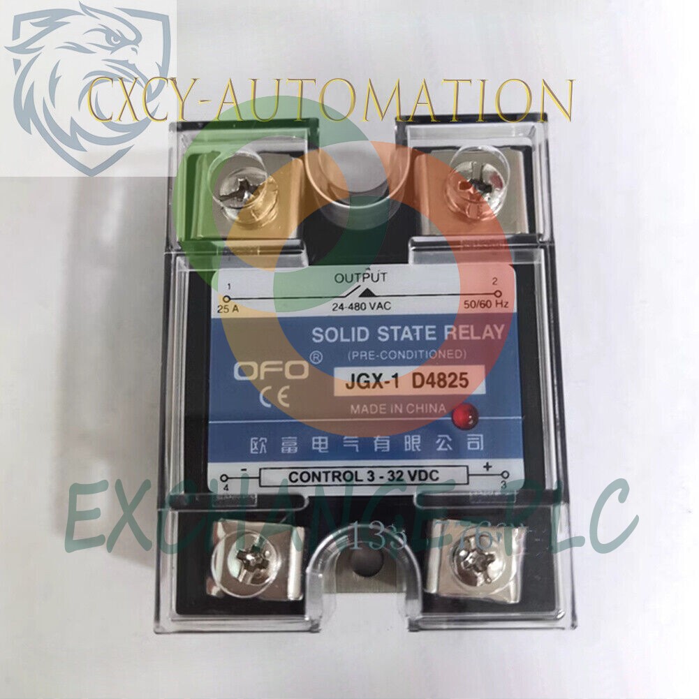 JGX-1 D4825 25A 480V DC Electrical Single Phase solid state relay control AC 1PC