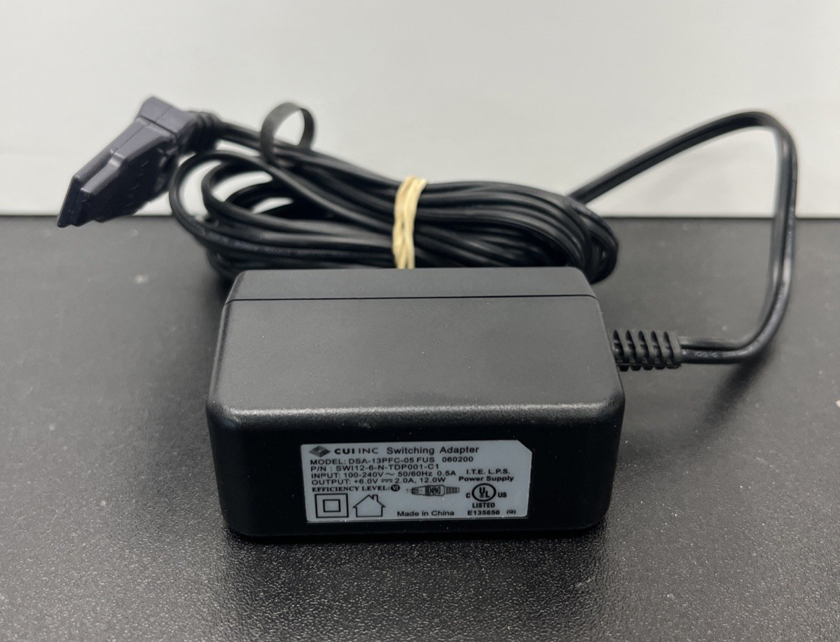 CUI INC Switching Adapter Power Supply, DSA-13PFC-05 060200, 6V 2A