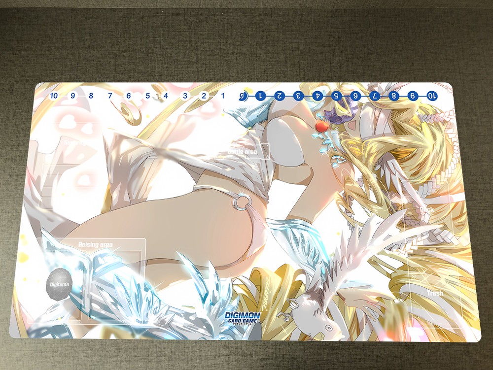 Digimon Duel Playmat CCG DTCG TCG Mouse Pad Venusmon Trading Card Game Mat