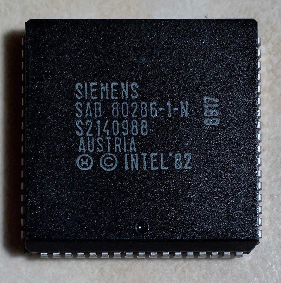 Siemens SAB80286-1-N 10 mhz 80286 Processor- NOS