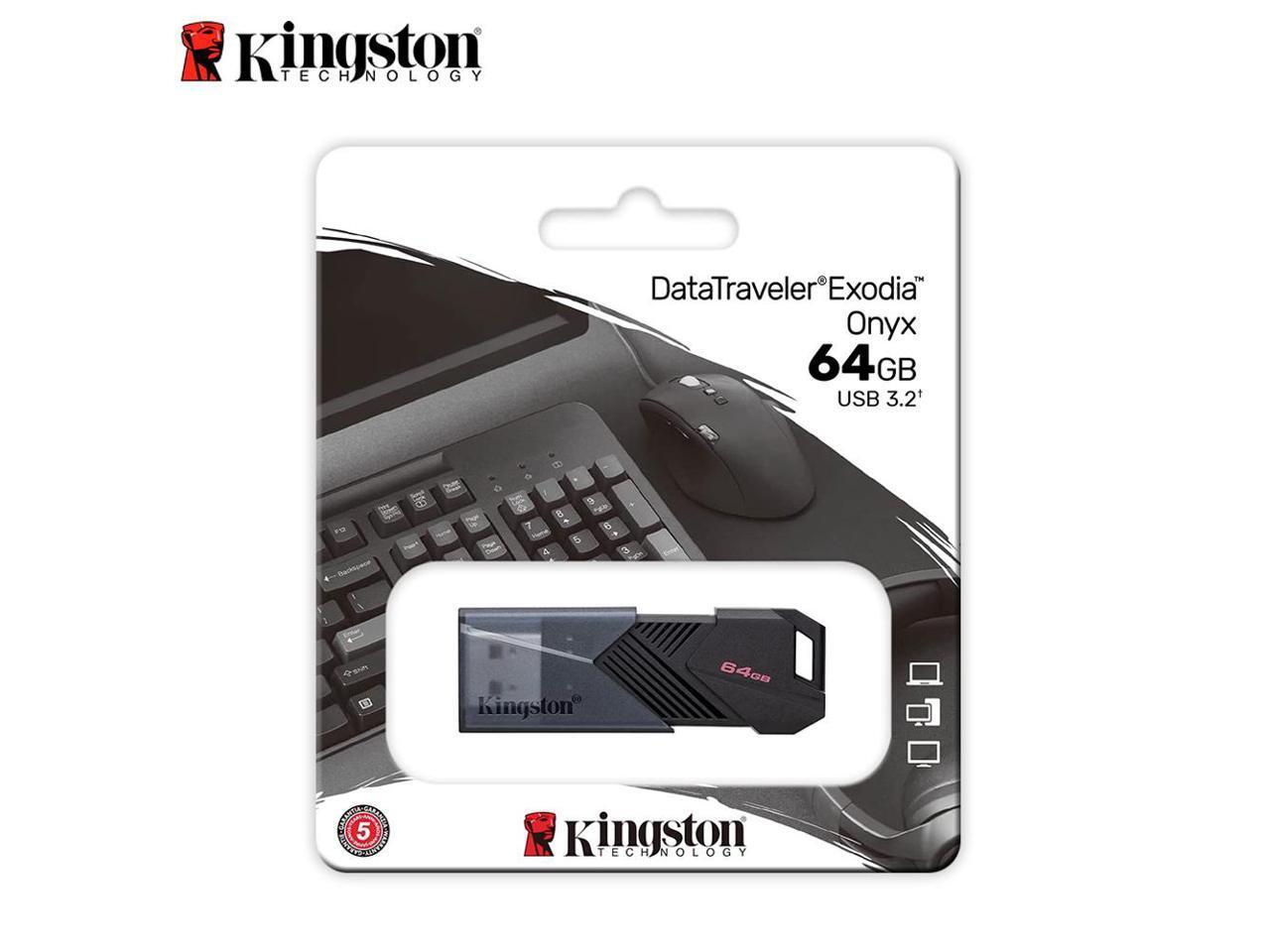 Kingston DataTraveler Exodia Onyx 64GB 128GB 256GB DTXON USB 3.2 Gen 1 Drive