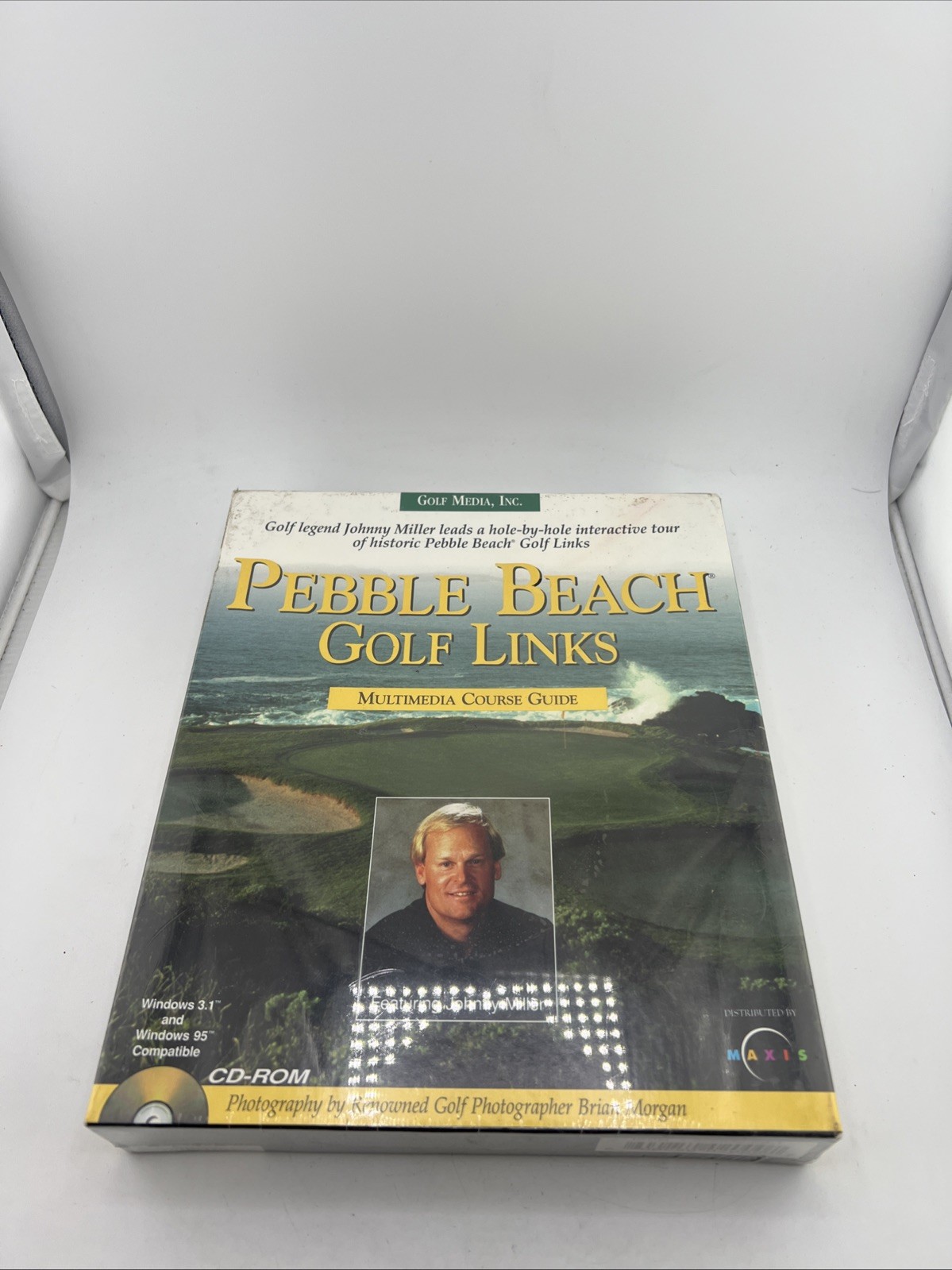 Golf Media Pebble Beach Golf Links Multimedia Course Guide Windows 3.1/95 Compat