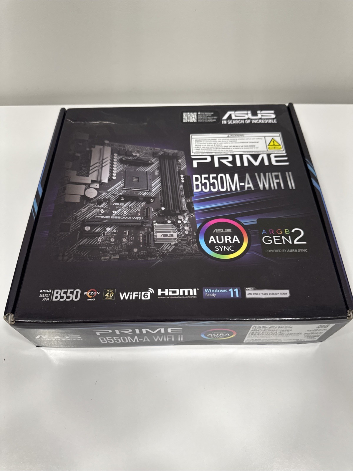 ASUS Prime B550M-A Wifi II AMD AM4 DDR4 Micro ATX Motherboard NEW