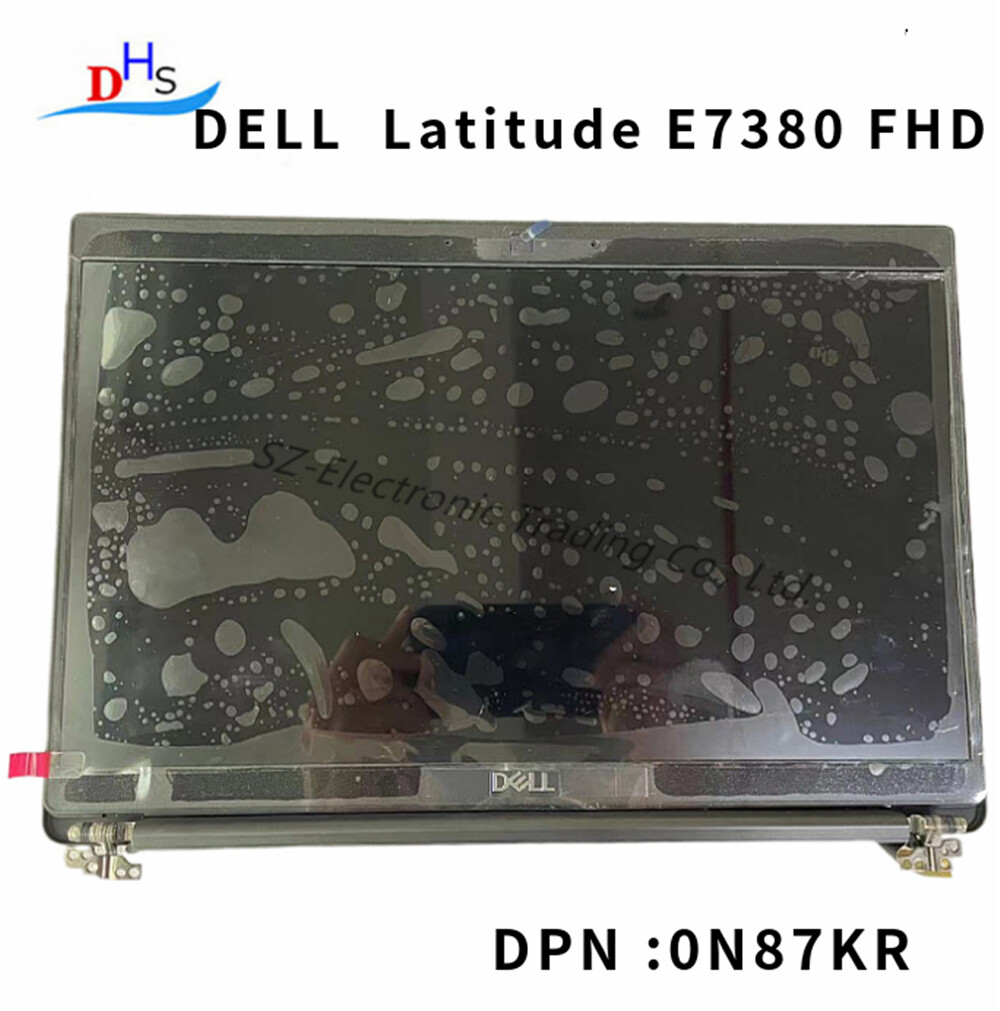 087KR For DELL Laitiude E7380 FHD NO-TOUCH SCREEN Hinge up 0087KR