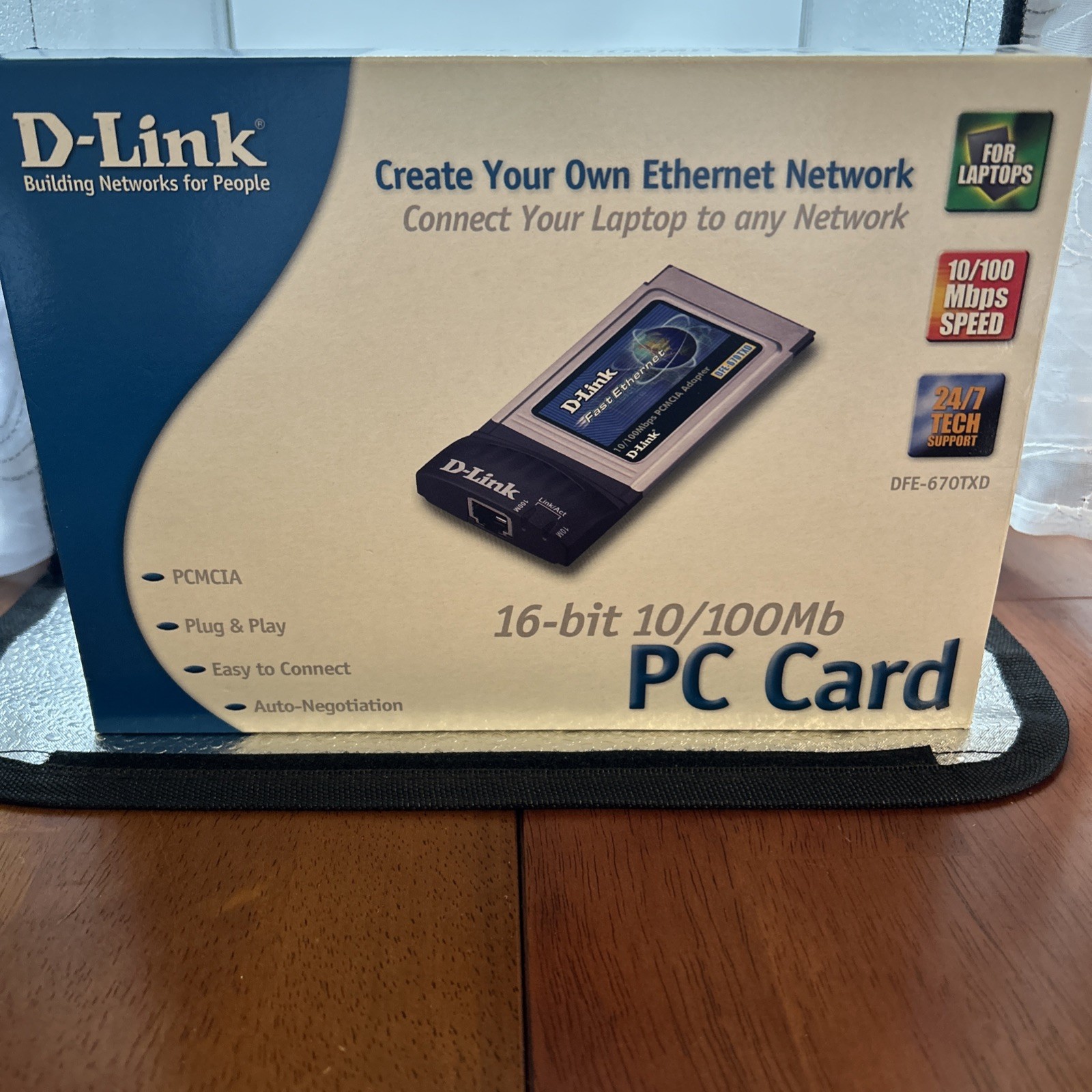 NEW D-Link PC Card 10/100Mb Fast Ethernet DFE-690TXD Sealed 2001