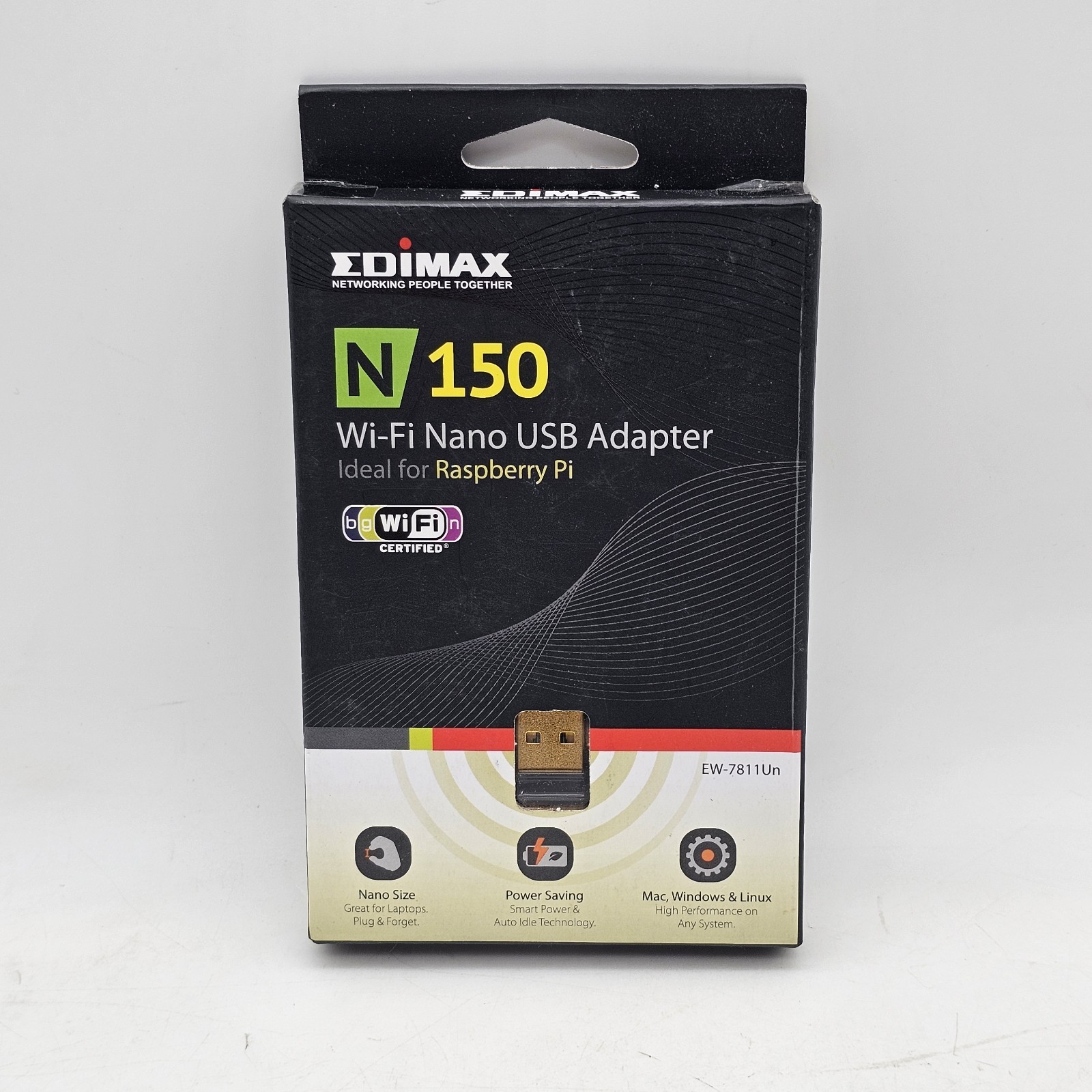 EDIMAX Accessory EW-7811Un V2 N150 Wi-Fi 4 Nano USB Adapter - Brand New 