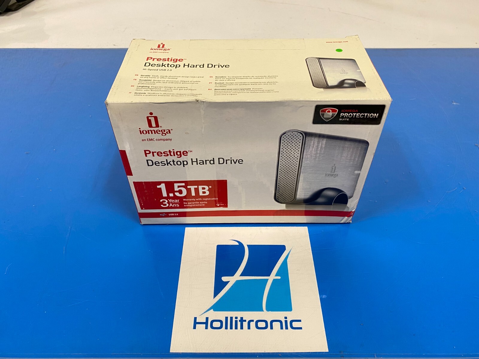 Iomega Prestige Desktop 1.5TB External HDD Hi Speed USB 2.0