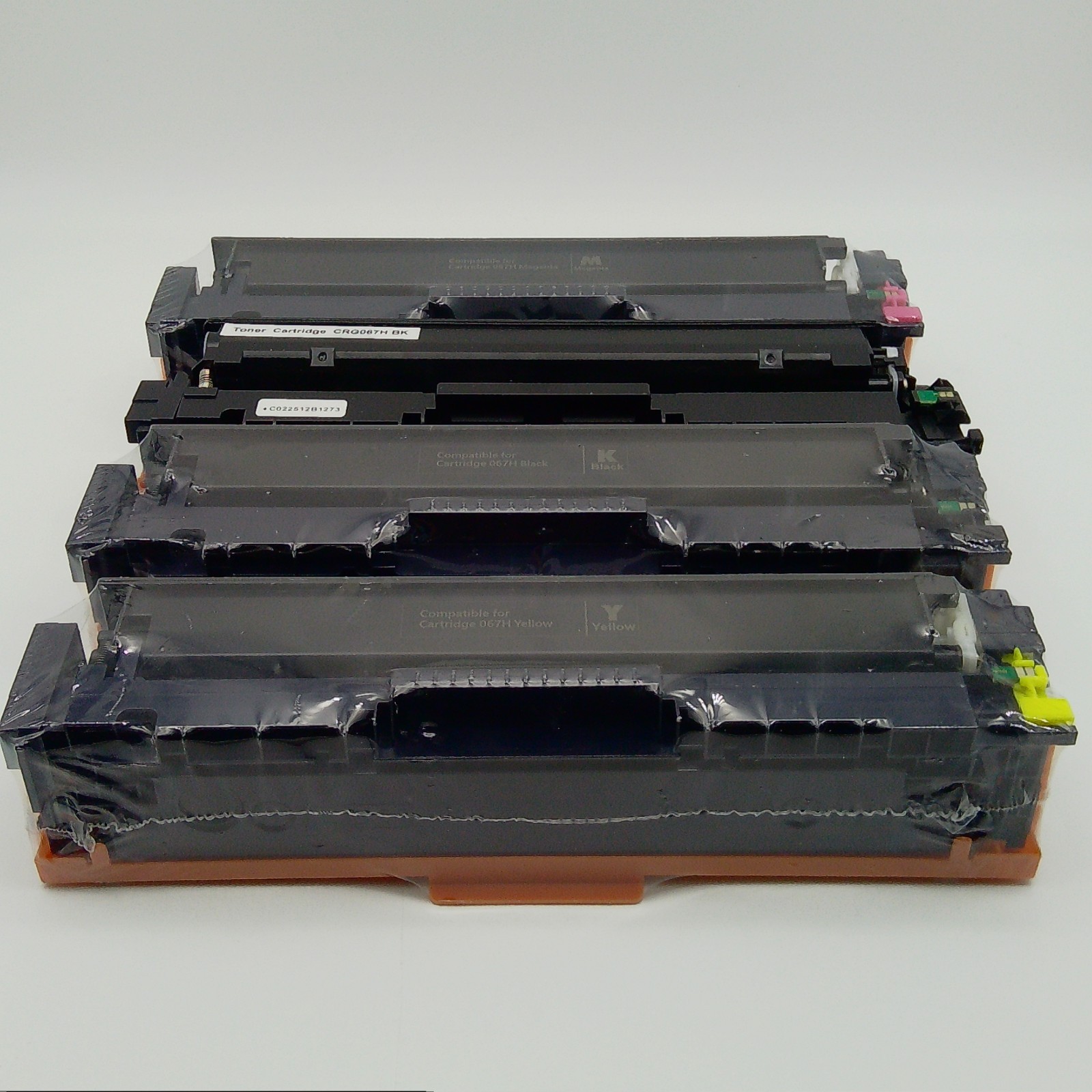 4 PK High Yield Toner Cartridges For Canon 067H MF656Cdw MF653Cdw LBP632 NO CYAN