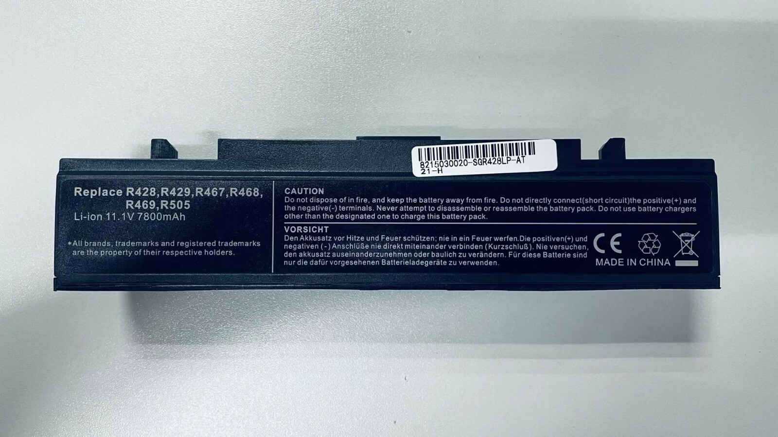 9Cell Battery for Samsung R423 R428 R429 R430 R462 R523 R538 R580 AA-PB9NC6B