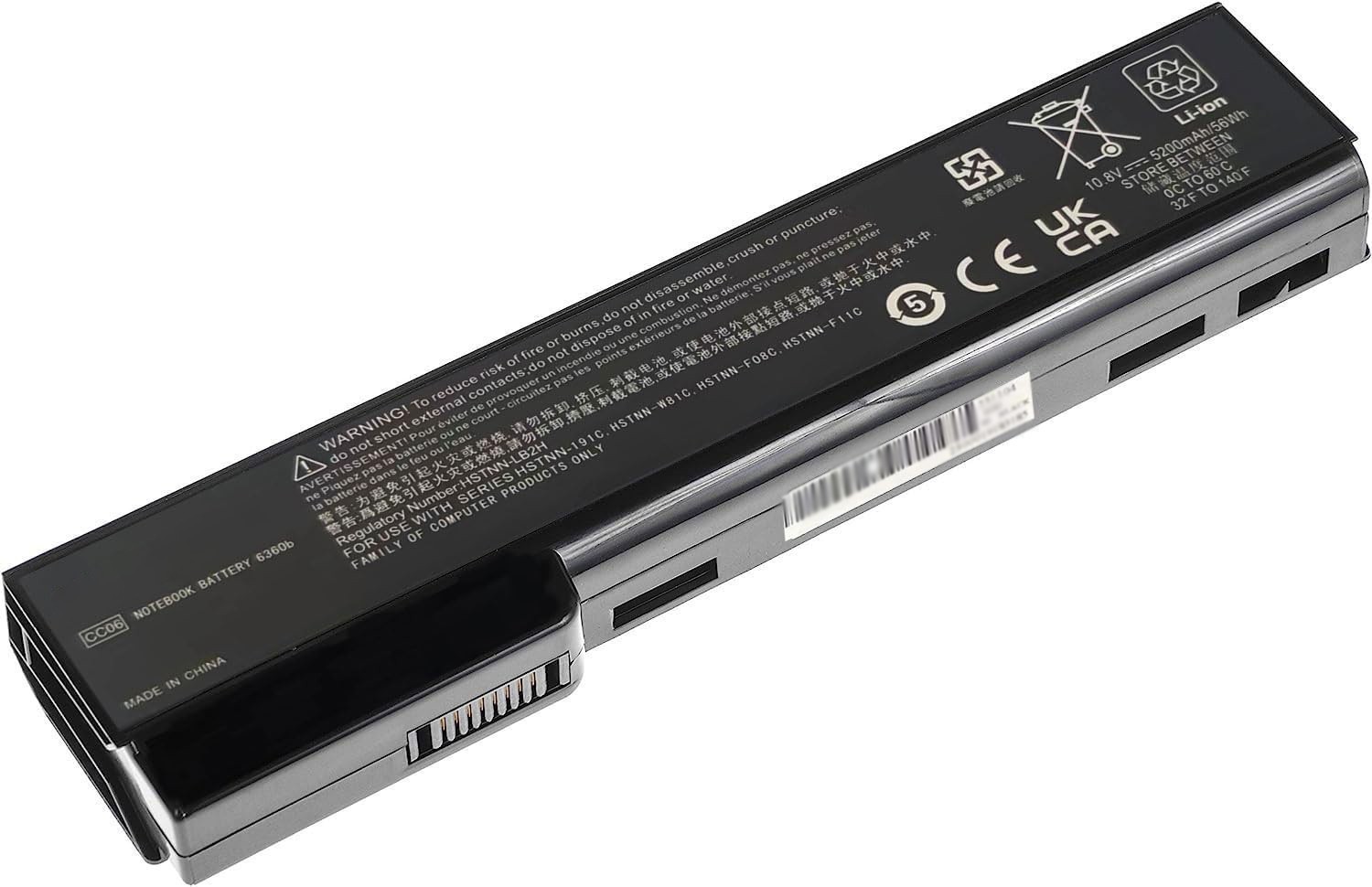CC06 Battery For HP ProBook 6360B 6360T 6460B 6470B 6560B 628367-221 HSTNN-F08C