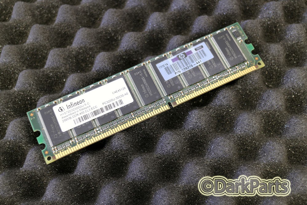 Infineon HYS72D32300GU-5-C PC3200U-30330-A0 256MB ECC Memory RAM