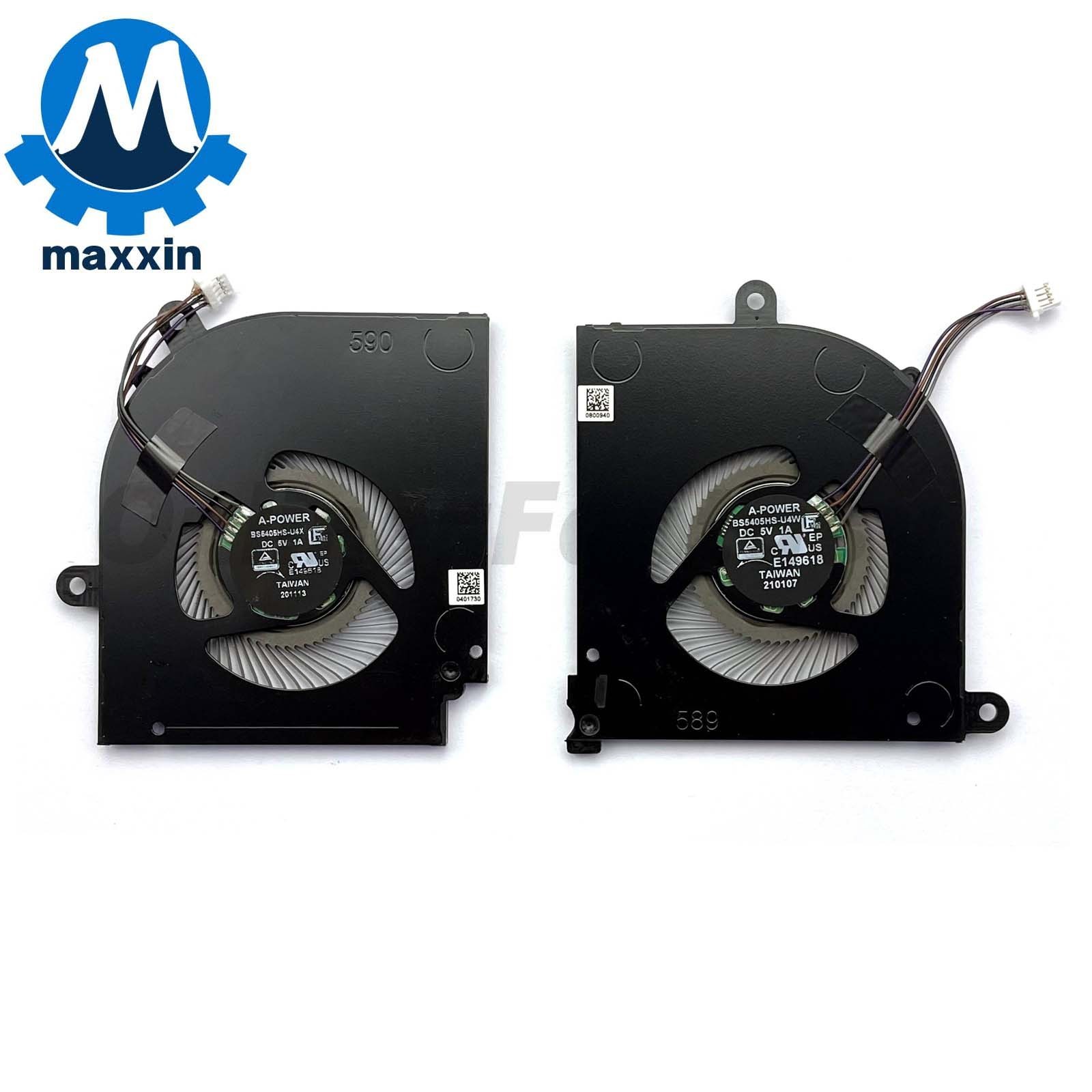 New CPU+GPU Fan for MSI Stealth 15M MS-1562 MS-1563 BS5405HS-U4W BS5405HS-U4X