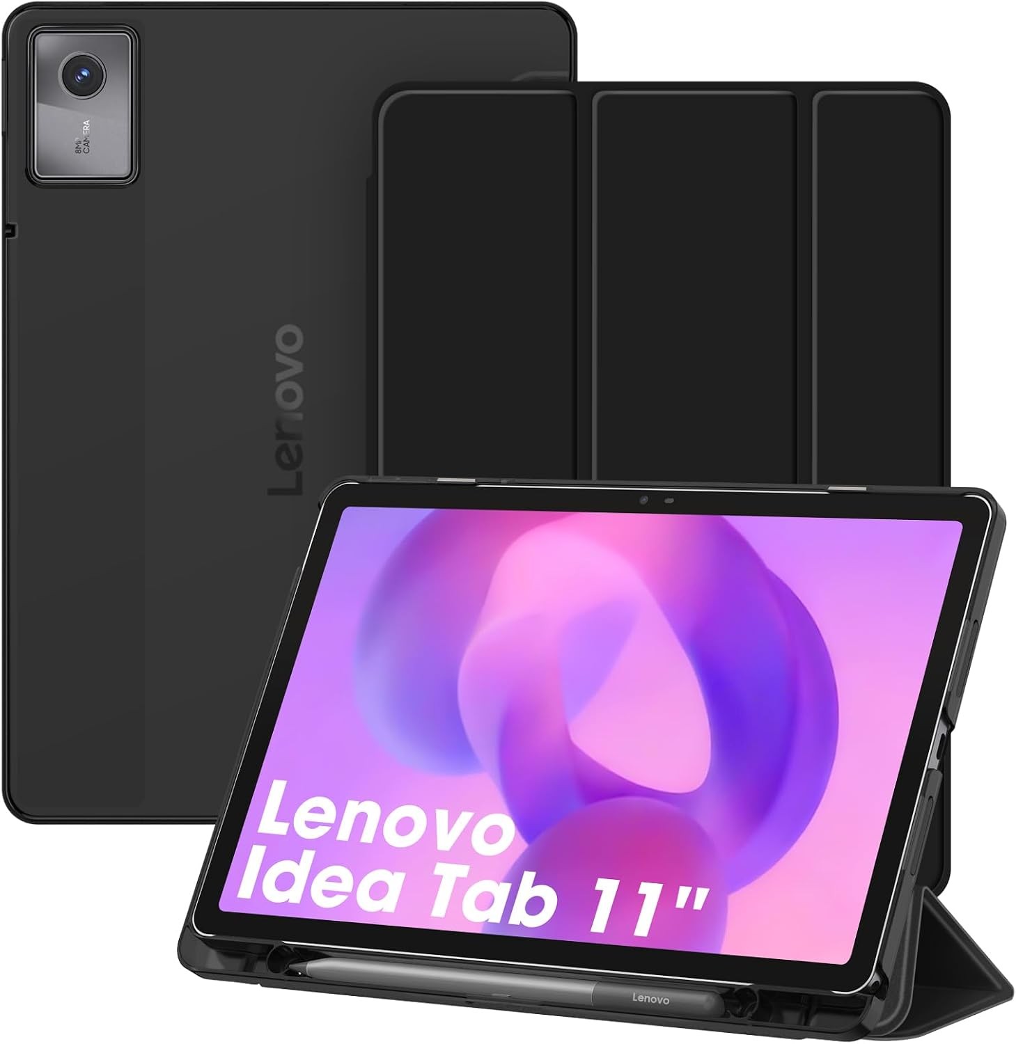 Case for Lenovo Idea Tab 11 Inch 2025, Ultra-Thin Protective Case with Auto Slee