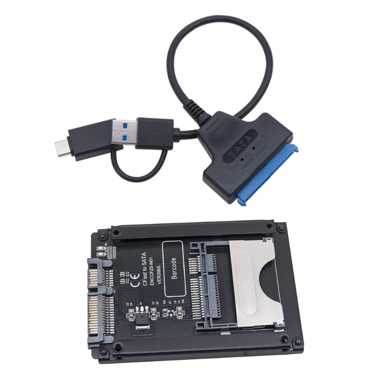 SATA3.0 22Pin CFast Card Adapter 2.5inch Hard Disk Case SSD HDD CFast Card