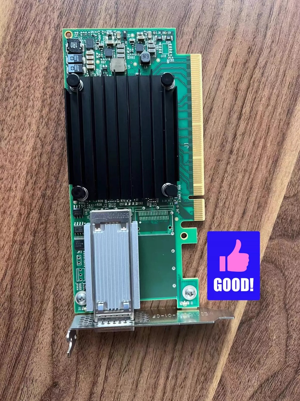 🔥Fujitsu MCX455A-ECAT CX-4 1 PORT EDR 100GB IB QSFP28 NETWORK CARD CA05950-1582
