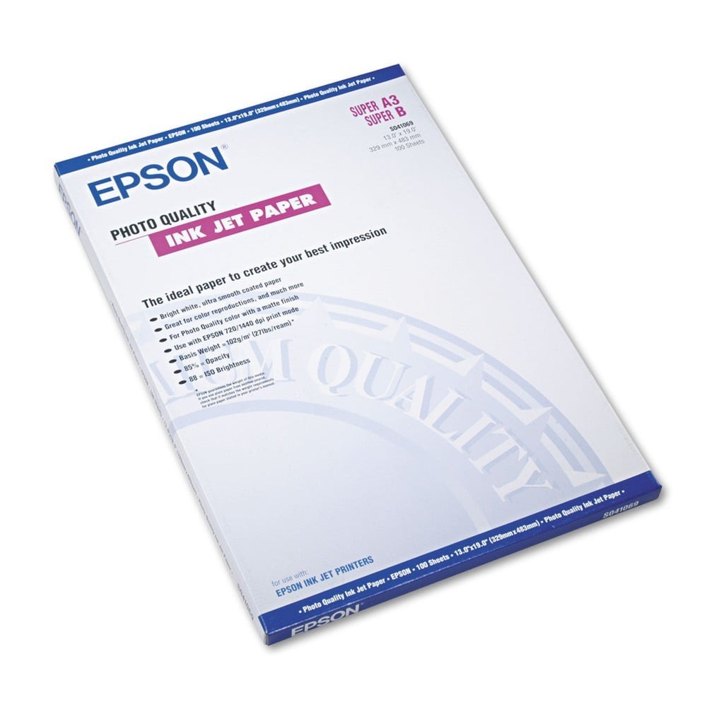 Epson S041069-L Presentation Matte Paper 13x19 100 Sheets 