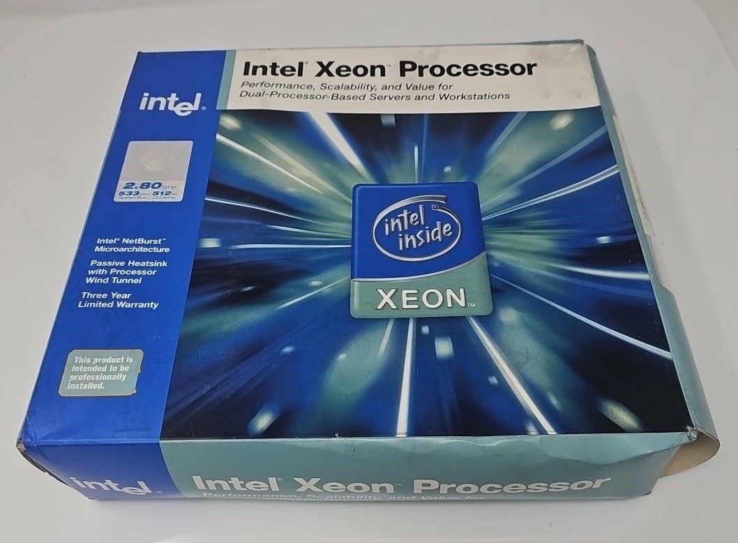 New Intel Xeon 2.8 GHz (BX80532KE2800D) Processor (R32)