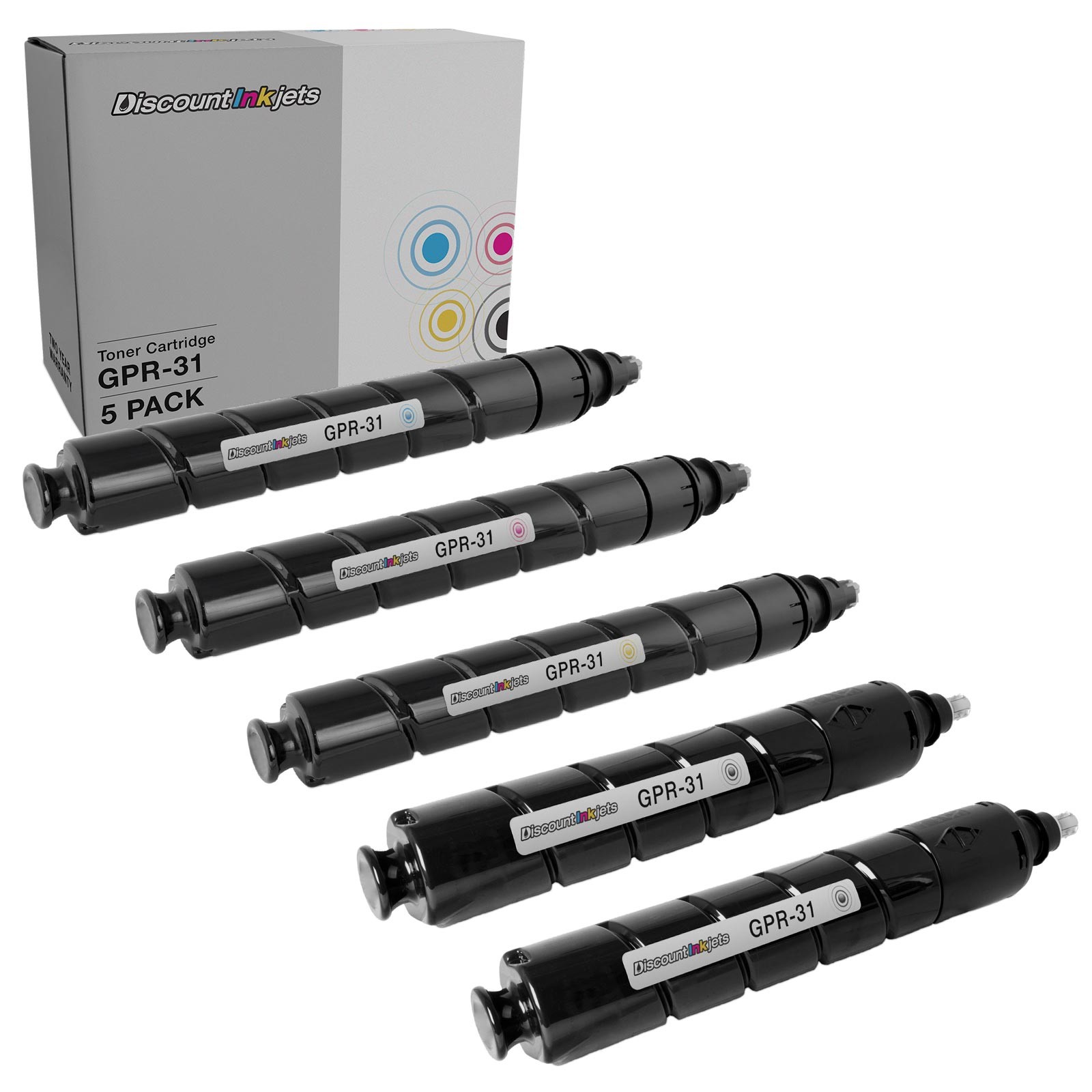 5PK COLOR BLACK for Canon GPR-31 GPR31 Laser Toner Cartridge C5235A C5240 C5240A