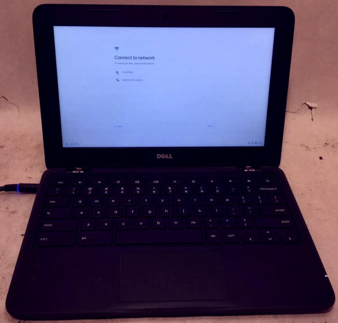 Dell Chromebook 11 3180 11.6" Intel 1.6GHz 4GB 16GB SSD Laptop , with charger.