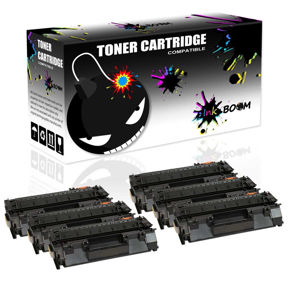 6 Black Toner Cartridge replace for HP Q5949A 49A LaserJet MFP 3390 1320N 1320TN
