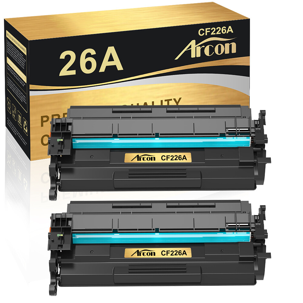 2PK CF226A Ink Toner Cartridges for HP 26A LaserJet Pro M402dne M426dw MFP Black