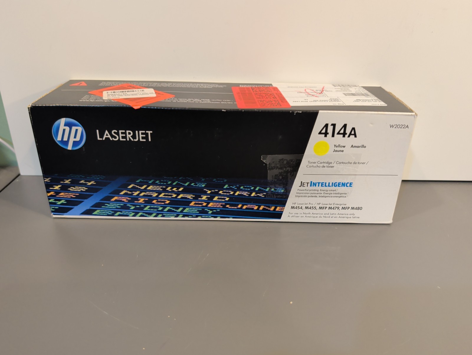 HP 414A Yellow Toner Cartridge W2022A - New Factory Sealed