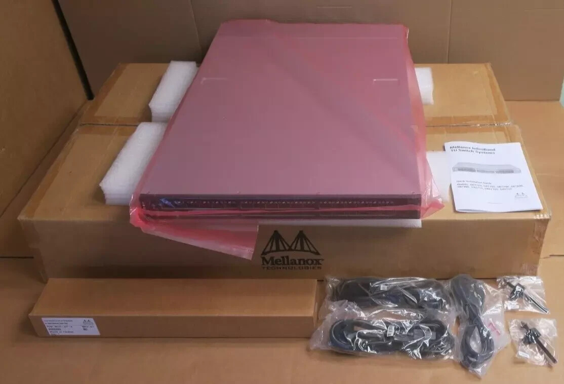 NEW Mellanox SwitchX-2 SX6710 36x QSFP+ Port FDR Infiniband Switch MSX6710-FS2F2