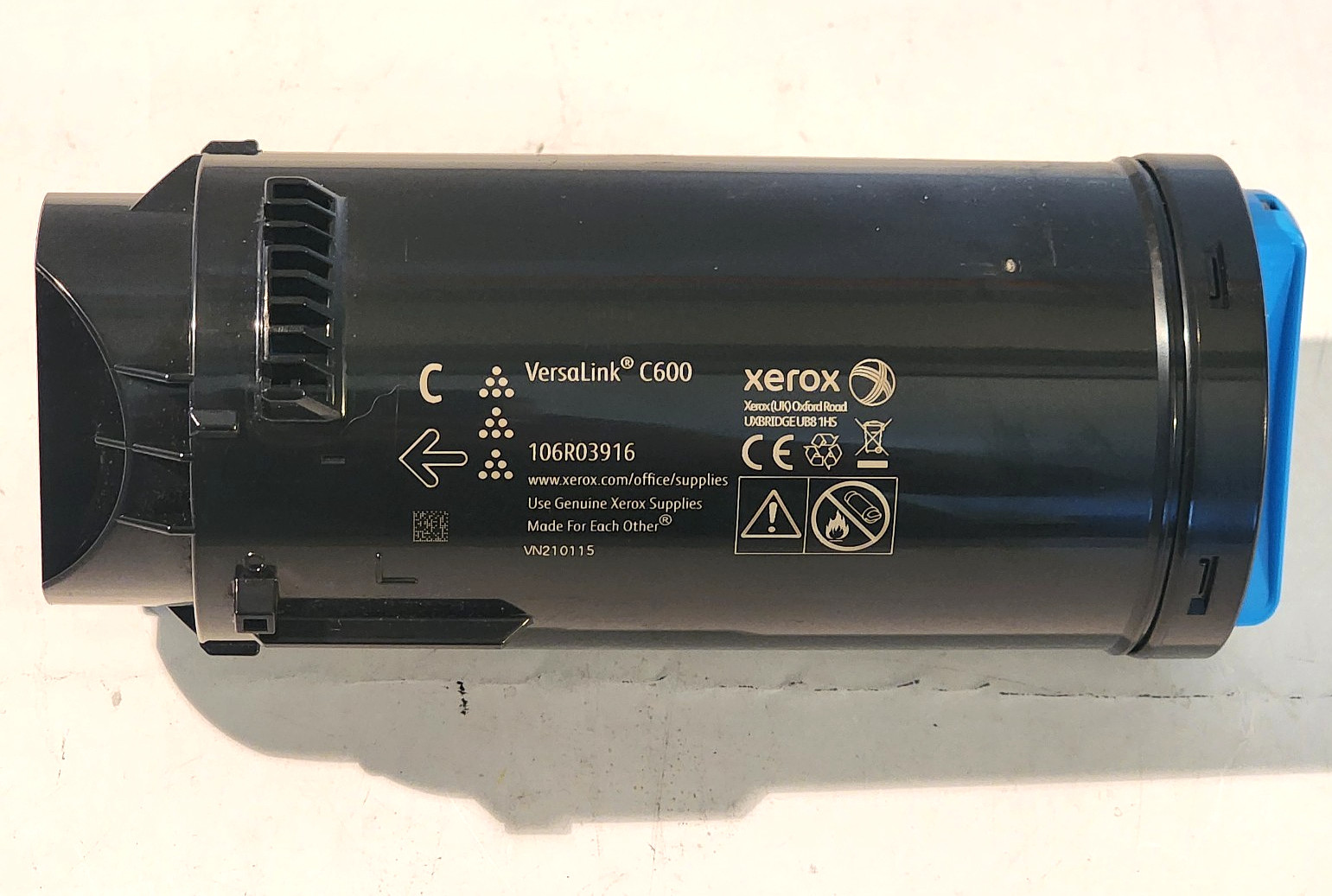 Xerox 106R03916 Cyan Extra Hi Yield Toner Cartridge C600 Genuine New Without Box