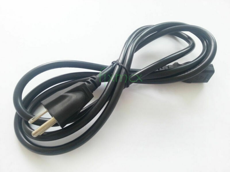 AC Charger Power Supply Cord EU UK AU US Plug 3-Prong Wire Length 1.7m 5.6FT