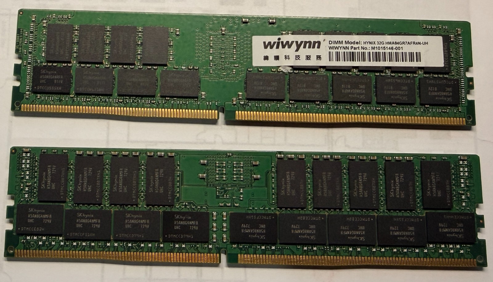 Lot of 12 Samsung 64GB PC4-2933Y RDIMM Server Memory RAM M386A8K40DM2