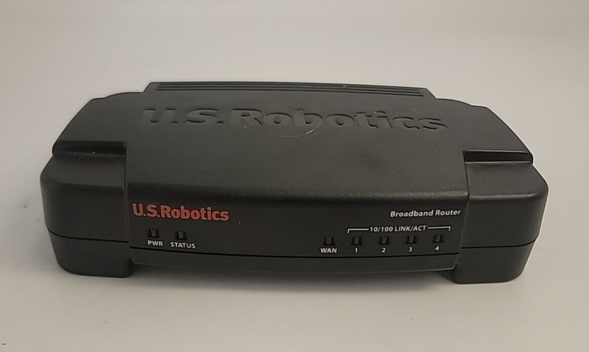 U.S.Robotics Broadband Ethernet RJ45 Router 8003 USR8003 No PS