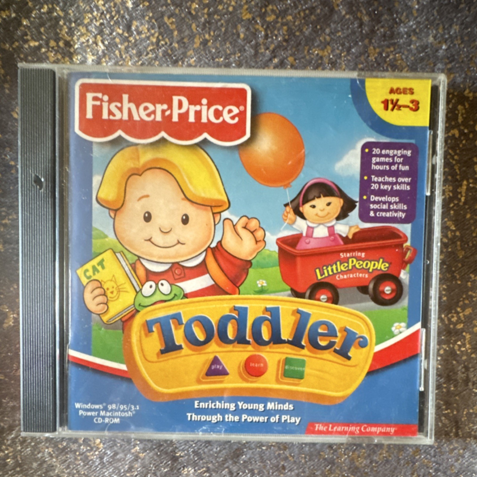 Fisher-Price Toddler Early Learning CD-ROM Sesame Street Elmo Preschool