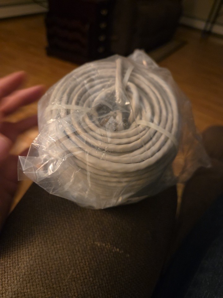 NEW LOREX CAT 5E ETHERNET NETWORK CABLE GRAY 100FT (30M) 