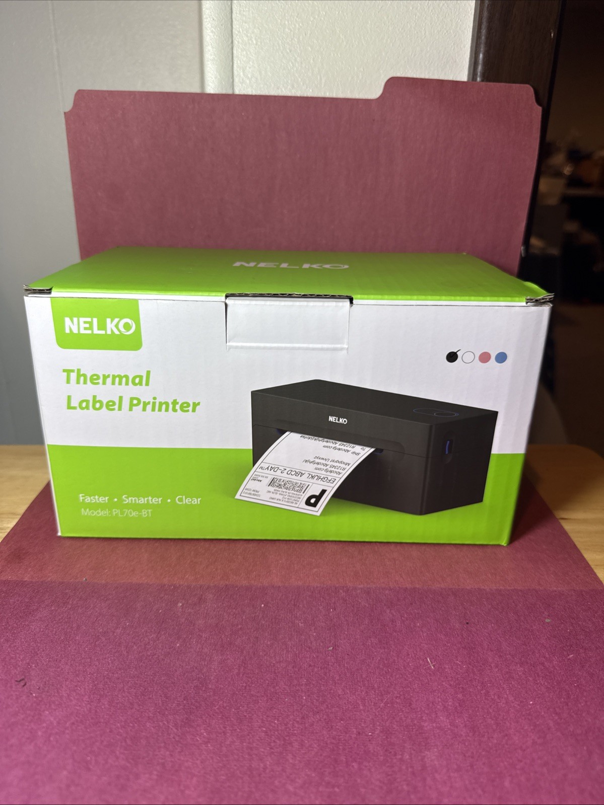 NELKO PL70e-BT Thermal Label Printer Bluetooth USB - New Sealed In Box (Black)
