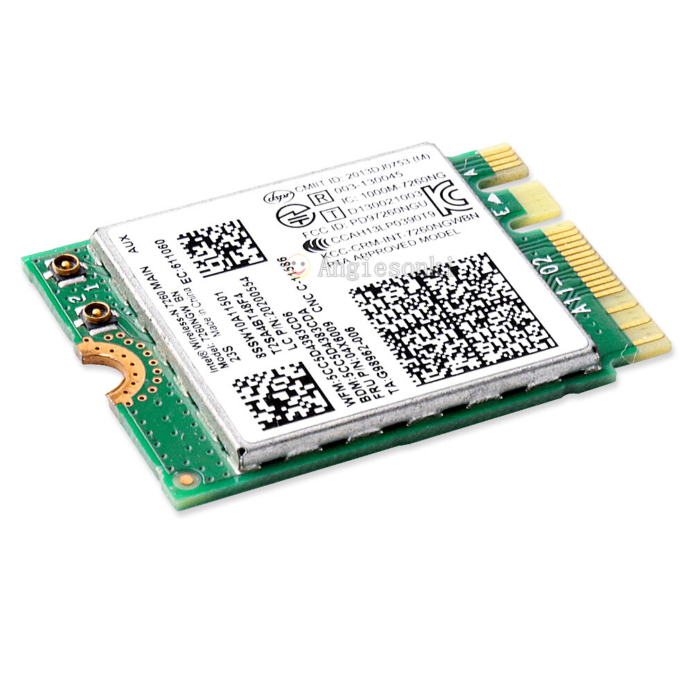 lenovo Thinkpad T440 W540 L440 T450P Intel 7260ngw BN Wireless WLAN Card 04X6086