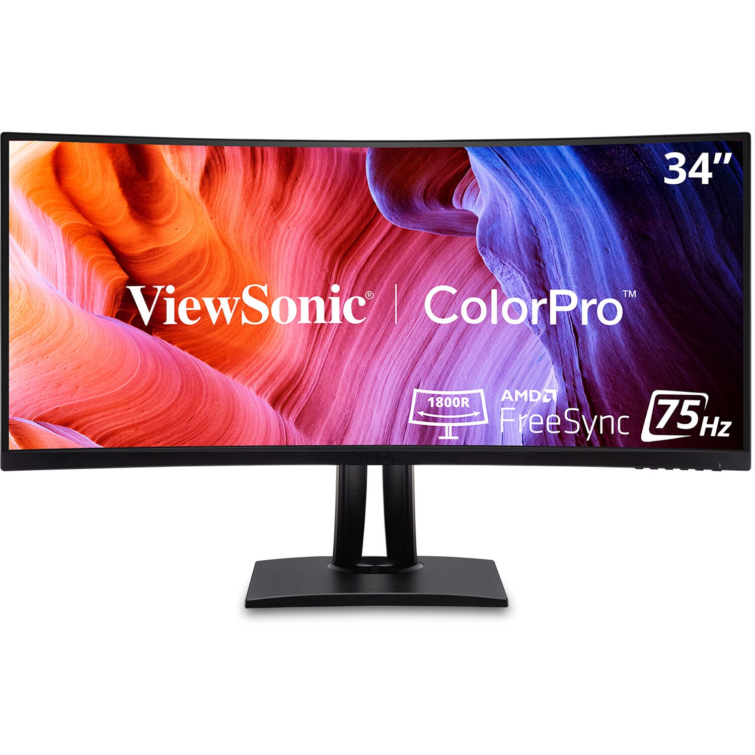 VIEWSONIC VP3456A 34" UWQHD 21:9 UltraWide IPS Monitor USB-C 90W ColorPro