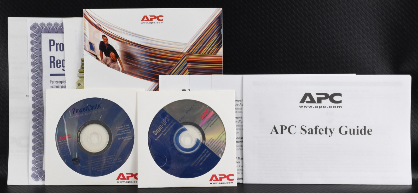 APC Smart-UPS Tower Unit Uninterruptible Power Supply Manual/Paperwork/Software