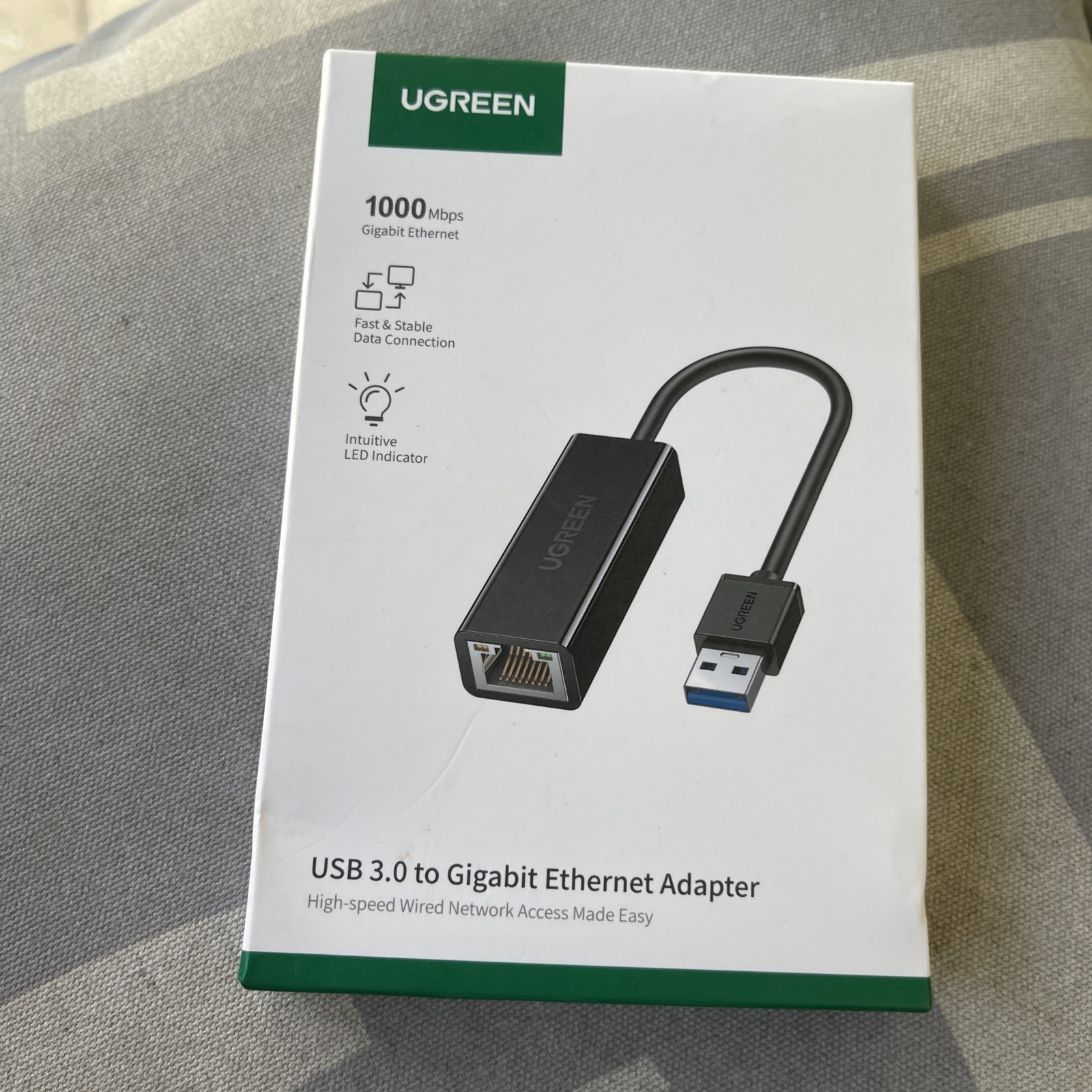 UGREEN USB 3.0 to Gigabit Ethernet Adapter Laptop/PC/MacBook & Nintendo Switch