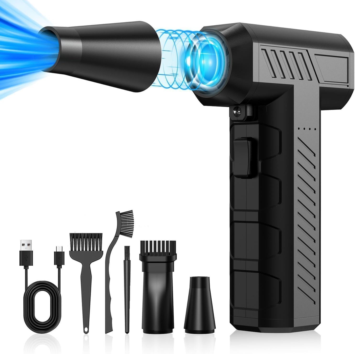 Portable Cordless Compressed Air Blower 150000RPM High Pressure Dust Cleaner